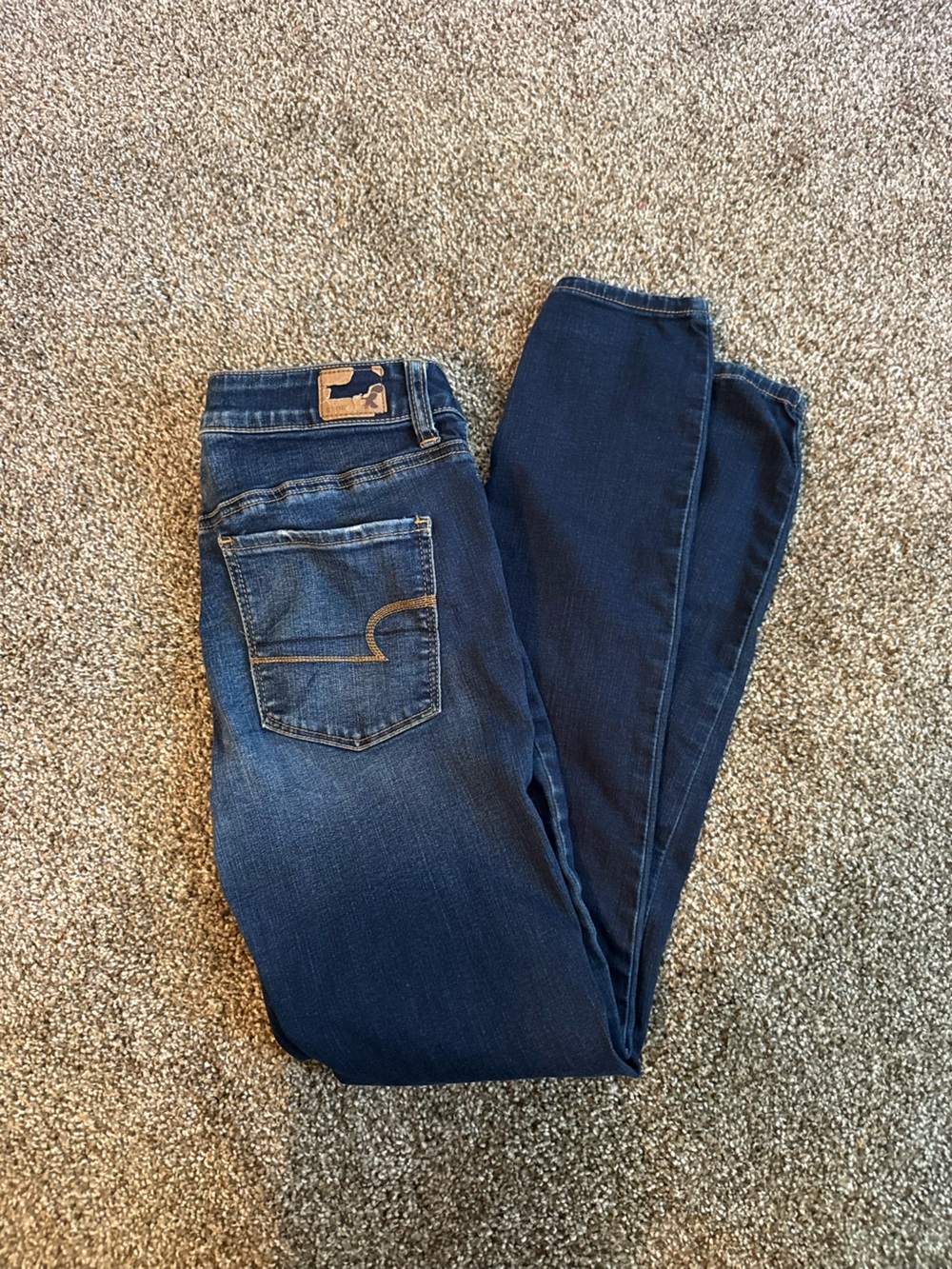 American Eagle Outfitters Dark Blue Skinny Jeans